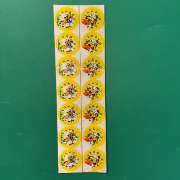 Uncut Vari-Vue Roy Rogers Flicker (14) Watch Dials for Bradley/Ingraham - Picture 2 of 5